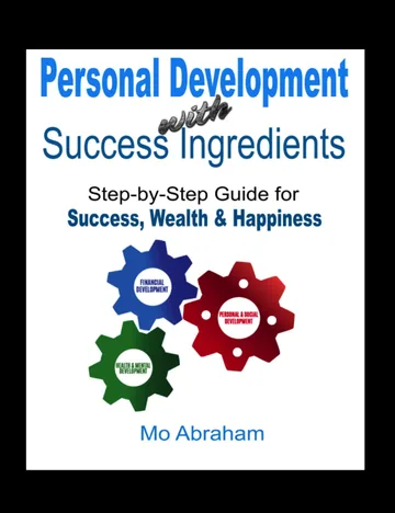 Cover of Personal Development With Success Ingredients