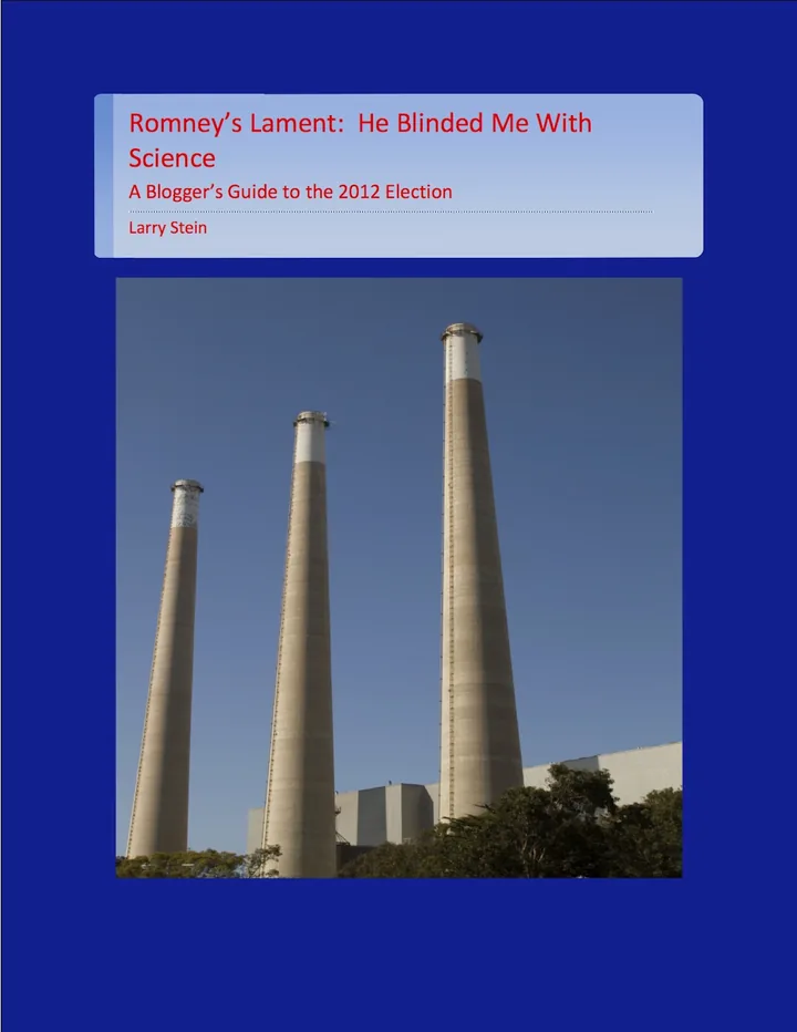 Romney's Lament:  He Blinded Me With Science