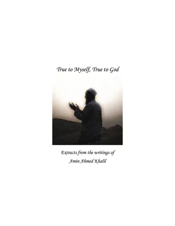Cover of True to Myself, True to God