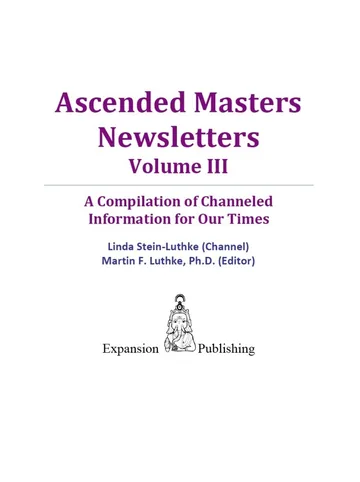 Cover of Ascended Masters Newsletters, Vol. III