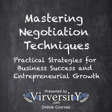 Cover of Mastering Negotiation Techniques