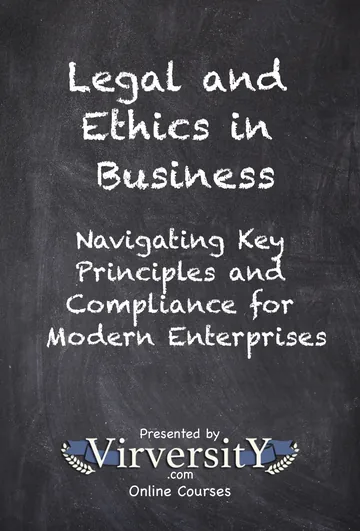 Cover of Legal and Ethics in Business