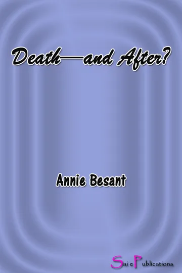 Death--and After?
