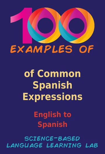 Cover of 100 Examples of Common Spanish Expressions