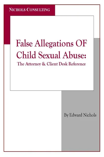 Cover of False Allegations Of Child Sexual Abuse