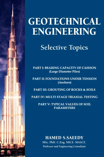 Cover of Geotechnical Engineering Selective Topics