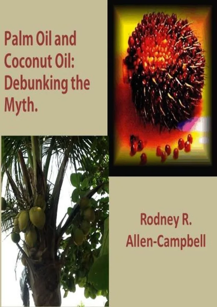 Palm Oil and Coconut Oil
