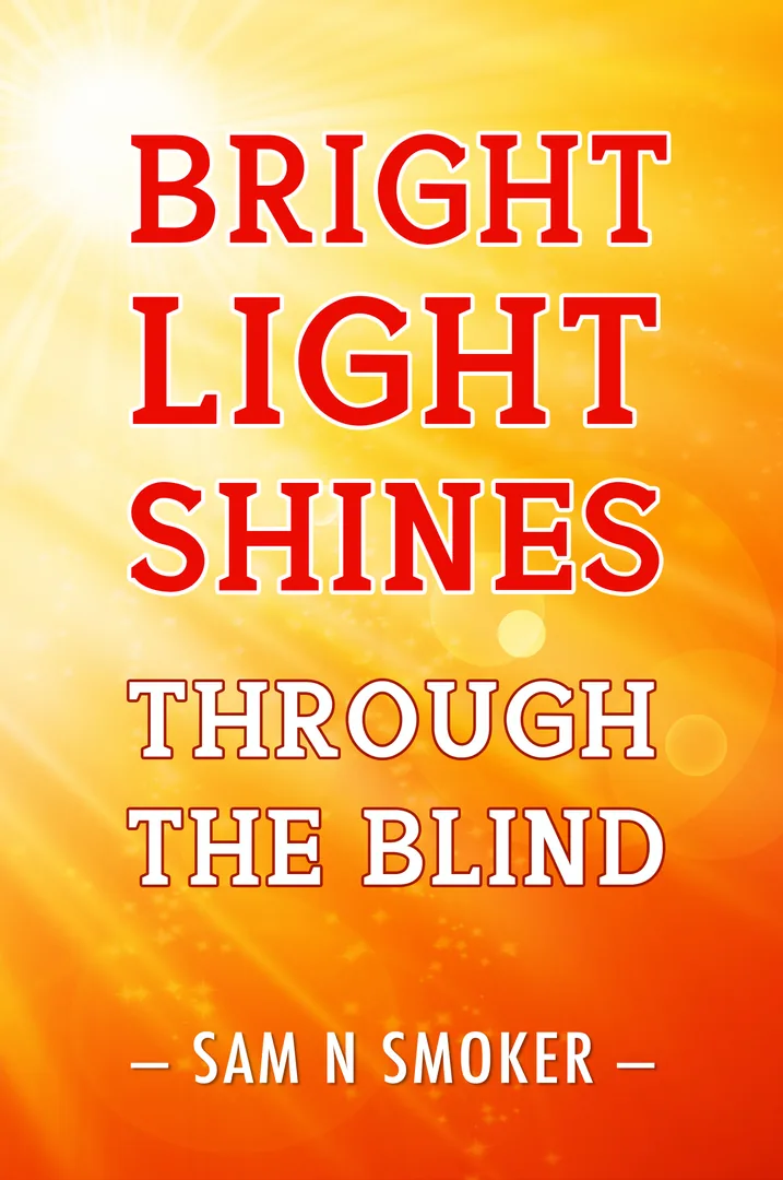 Bright Light Shines Through The Blind