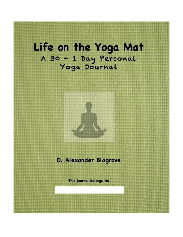 Life on the Yoga Mat