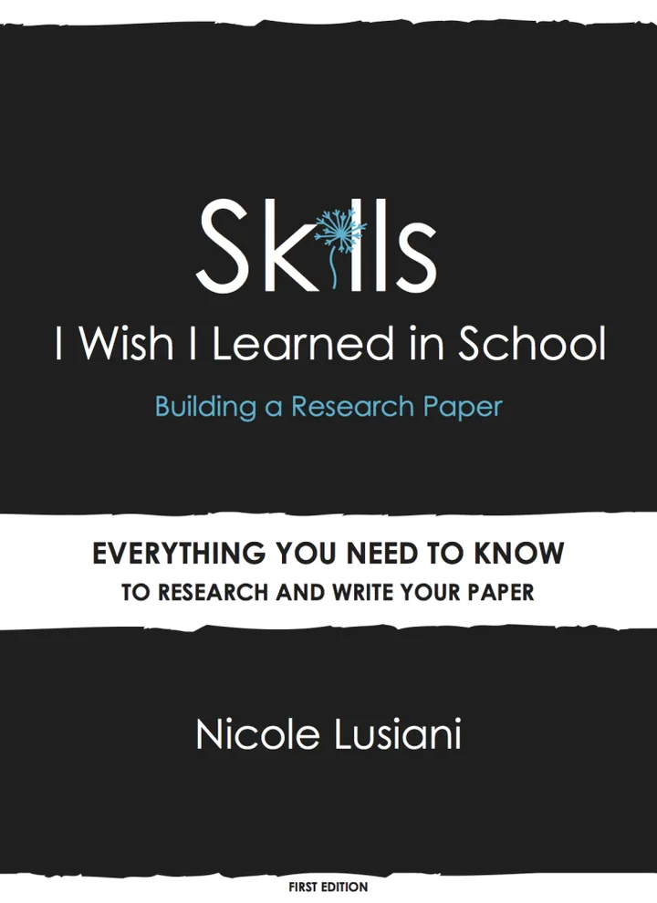 Skills I Wish I Learned in School: Building a Research Paper
