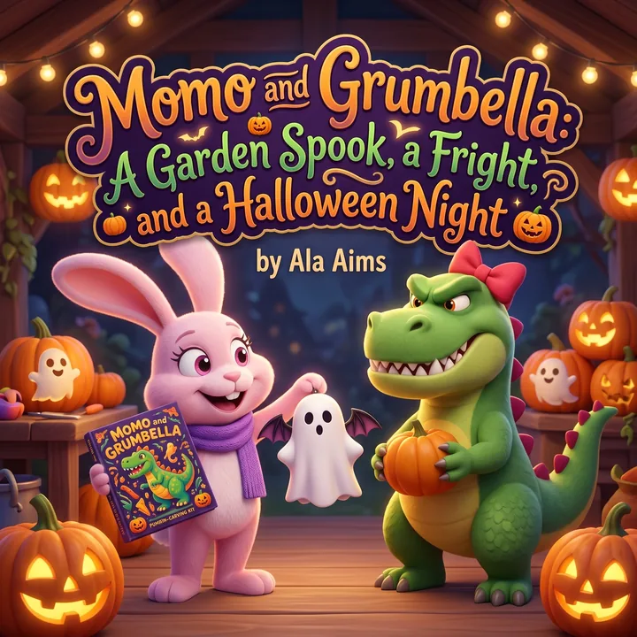 Momo and Grumbella: A Garden Spook, a Fright, and a Halloween Night