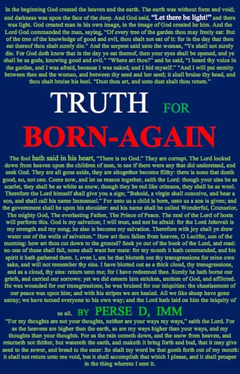 Cover of Truth for Born-Again